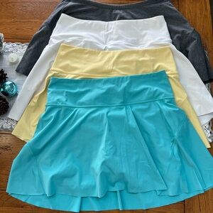 4 Athleta Women's Tennis / Pickleball Skorts